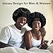 2pcs Bonnets for Men, Double Layer Hair Bonnet Satin Bonnet for Women Curly Hair Braids, F