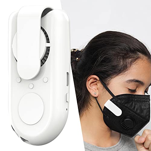 Gepnoo Ventilador Facial Vestível Pessoal com Máscara USB Ventiladores Reutilizáveis E Protetores Po