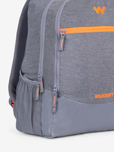 Image of Wildcraft Nylon 32 Ltrs Water-Resistant Backpack for Men & Women - Expedition LPBP 32 Ltrs Water-Resistant Casual Backpack - Melange Grey