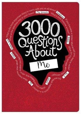 3000 Questions About Me Activity Journal - Piccadilly Multi-Colored