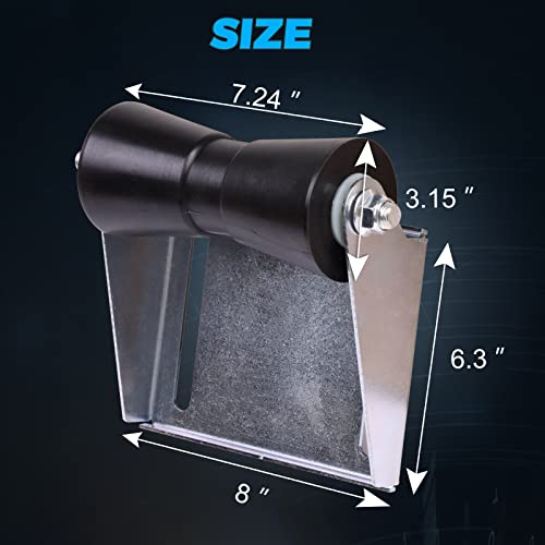 Osemar Boat Trailer Roller Bracket Assembly 8" #TOP1