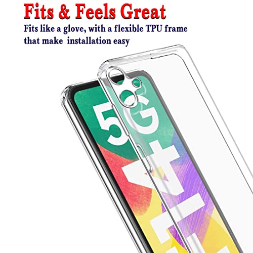 Image of Amazon Brand- Solimo Mobile Cover for Samsung Galaxy F14 5G (Soft & Shockproof Back Case with inbuilt Cushioned Edges), Transparent