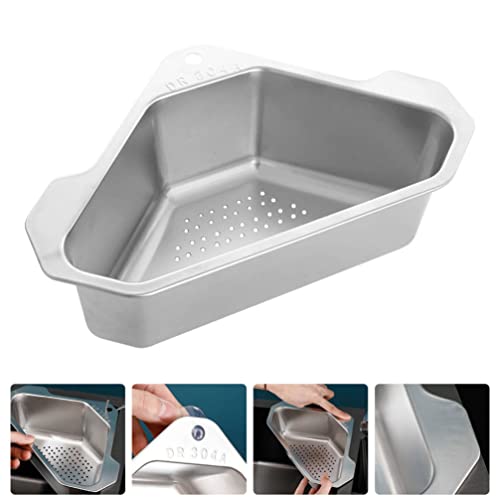 Passoire d'angle évier drain rapide et support éponge inox DOITOOL - 6