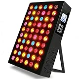 Red Light Therapy,Dual Chip Elite Grade LED 10 Modes and Color Changing Red Infrared Light Device with Near-Infrared Light 660nm 850nm High Power Red Light Therapy Panel at Home, for Body, Face, 115W