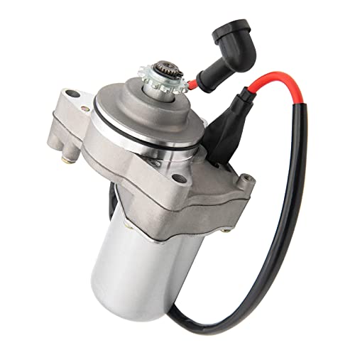 【Qualità garantita e facile da installare】 Nuova configurazione del motorino di avviamento a 3 bulloni, quattro avviatori, in linea con le specifiche professionali, hanno un'elevata efficienza di lavoro.
