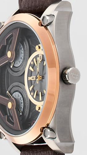 Image of Police Quartz Multifunction Brown DIAL Leather Strap Watch for Men-PLPEWJA2117941W