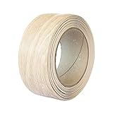 Dalsys Weichsockelleiste selbstklebend Eiche hell 15m, Klebeleiste, Abschlussleiste für Fugen in Wohnbereich, Küche, Bad, aus PVC Kunststoff