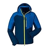 Schöffel Jacket Padova3 Herren Jacke, wind- und wasserdichte Regenjacke mit flexibler ZipIn! Funktion, robuste und atmungsaktive Outdoor Jacke