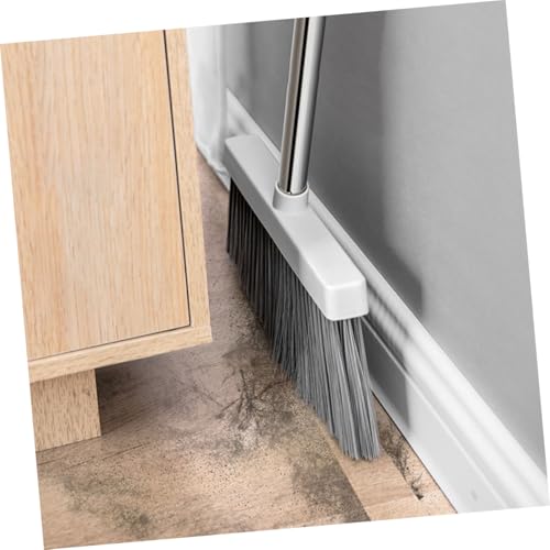 WEKADRIN Besen und Kehrschaufel Set mit Langem Ergonomischem Stiel Leichtes Reinigungsset für Haushalt und Bad Platzsparend Einfach zu Lagern für Gründliche Bodenreinigung und Müllaufnahme – Bild 3