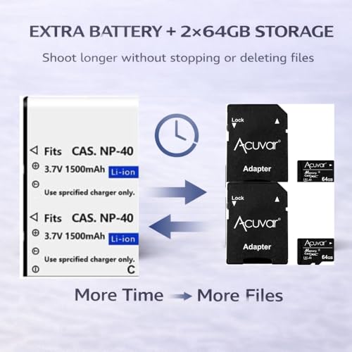 Cámara digital 4K 64MP con kit para YouTube y vlog miniatura 7
