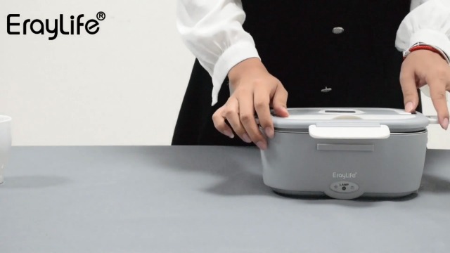 Planchas Del Pelo Fiambrera Eléctrica TRAVELISIMO 1.5L - Calienta Comida 12V /24V/220V - Acero Inoxidable 80W Fiambrera Acero Inoxidable 1 5L - Foto 5