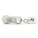 Cute Women Crystal High Heel Shoe Pendant 925 Sterling Silver Charm Jewelry Gift
