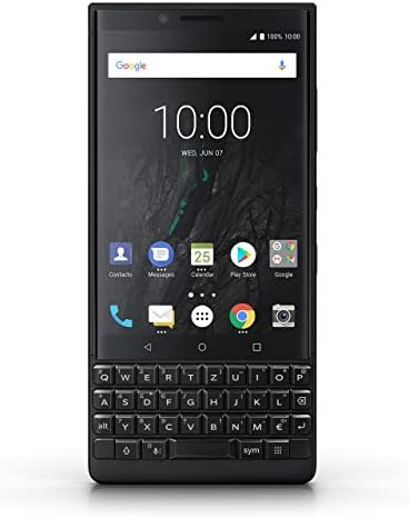 BlackBerry KEY2 64GB (Single-SIM, BBF100-1, QWERTZ Keypad) (GSM Only, No CDMA) Factory Unlocked 4G/LTE Smartphone - International Version (Black)