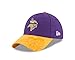 NFL Minnesota Vikings 2016 Women's Side Line LS 9TWENTY Adjustable Cap, One Size, Purple/Gold
