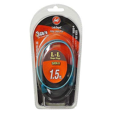 1.5ft SATA II U Cavo SATA 0,5 m Blu