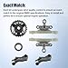 N63 4.4L Timing Chain Kit w/VVT Sprockets Fit for 2007-2015 BMW X5 X6 550i 650i 750Li V8 Engine N63B44A 11317567500