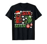 Six Seven 6 7 Gen Z Alpha Meme Slang Merry Christmas Holiday T-Shirt