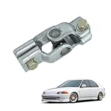 HAWK BROTHER Steering Shaft, Replacement for Steering Coupler Shaft U Joint Swivel Compatible with 1992-1995 Honda Civic - 53323SR0003