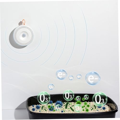 Désodorisant pour litière pour chat éliminateur d'odeur automatique rechargeable USB - 7