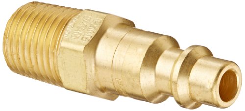 Eaton Hansen B10 Brass 1000/400/500 Series, Industrial Interchange, Coupler Plug, 1/4