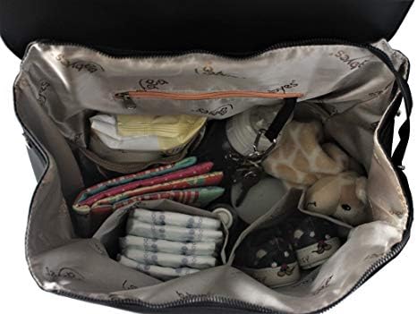 Lisa Babyes Exclusive Bebek Bakım Çantası Siyah - Görsel 7