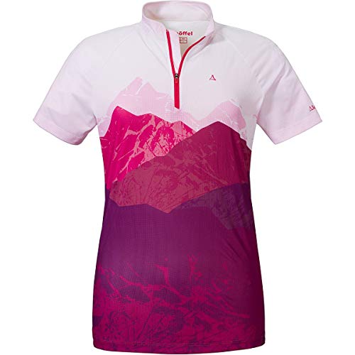 Schöffel Saalbach L - Camiseta para Mujer, Mujer, 20-12339-23205, Llamativo, 38