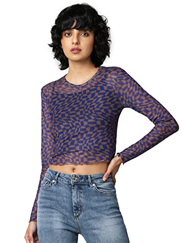 Image of ONLY Women's Polyester Blend Regular Fit Top