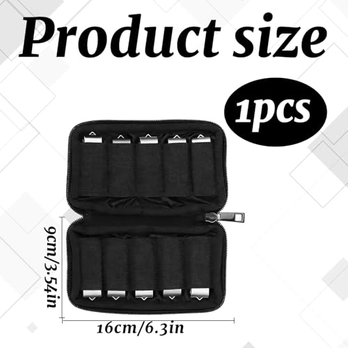 1 PCS USB Storage Case,USB Case USB Flash Drive Storage Case,10 Slot for SanDisk/SamData/Sam-sung USB C Jump Drive Memory Stick,Zip Drive,Thumb Drive,SD Card (Black)
