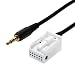 SODIAL Adaptador MP3 3.5mm Audio Aux Cable para Coche Peugeot 307 308...