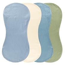 4 Pcs Changing Pad Liners Fits in Peanut Shape Changing Pad Waterproof Diaper Mats Organic Cotton Peanut Mats are Warm on a Babys Back, Washable Reusable Blue