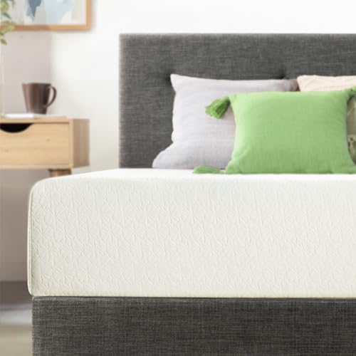 Best Price Mattress 8 inch Twin Mattress Bed-In-A-Box, Green Tea Memory Foam, White