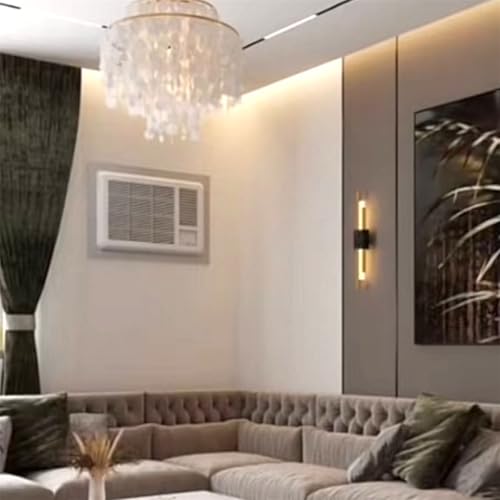 اطار برواز مكيف شباك ديكور خشب براويز مكيفات الشباك ديكورات الوان غير لامعة انيقة تمنع الغبار والحشرات سهل التنظيف الفك التركيب