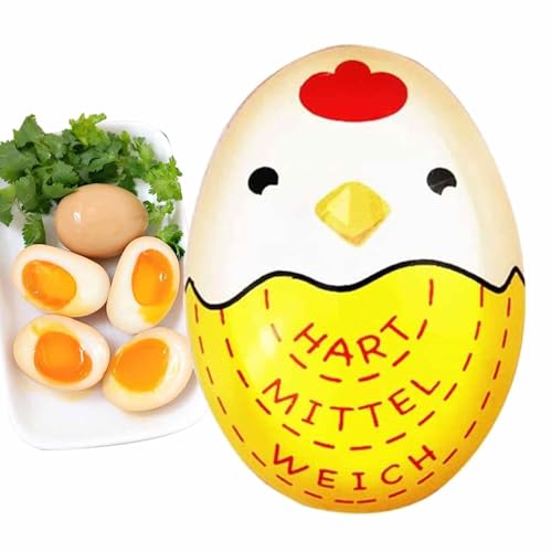Temporizador De Huevos Para Hervir Huevos - 2,17*1,57*1,26 Pulgadas Cambios De Color Del Temporizador De Hevos Cocidos | Aparatos De Cocina De Resina Ligeros Seguros Con Comida Para El Hogar, Dormito
