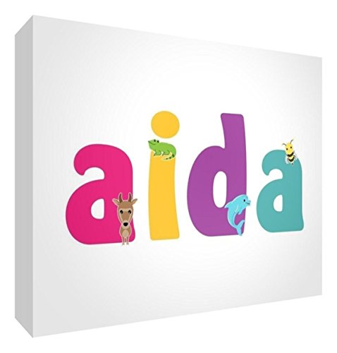 Panneau décoratif nouveau-né Aida Little Helper LHV-AIDA-A6BLK-15IT