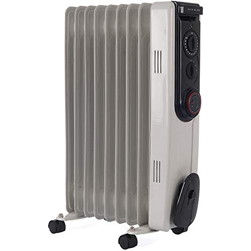 Image of Hyco RAD20TY Riviera 2000W Heater with 3 Settings & Adjustable Thermostat - White.