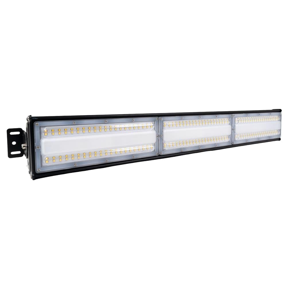 LUXULA LED Hallenleuchte High-Bay Hallenstrahler mit Marken-LEDs 10 Stück - 200W 24000lm - 5000K Neutralweiß Tageslicht - IP65 IK08 - linear - Industrielampe Lager Deckenleuchte Feuchtraumleuchte