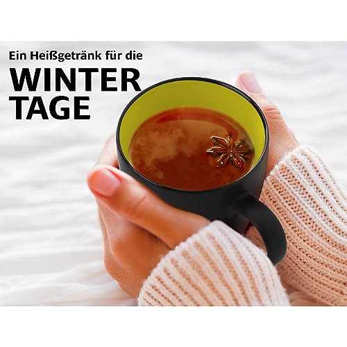 Foto von MIAMIO - 6 x 350 ml Kaffeetassen/Kaffeebecher Set - Tassen Set 6er Modern - Le Papillon Kollektion