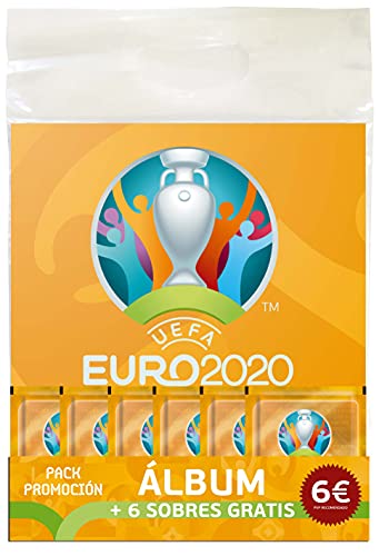 Euro 2020-European Soccer International Album + Sobres, Color Calabaza (Panini España 7) Cover