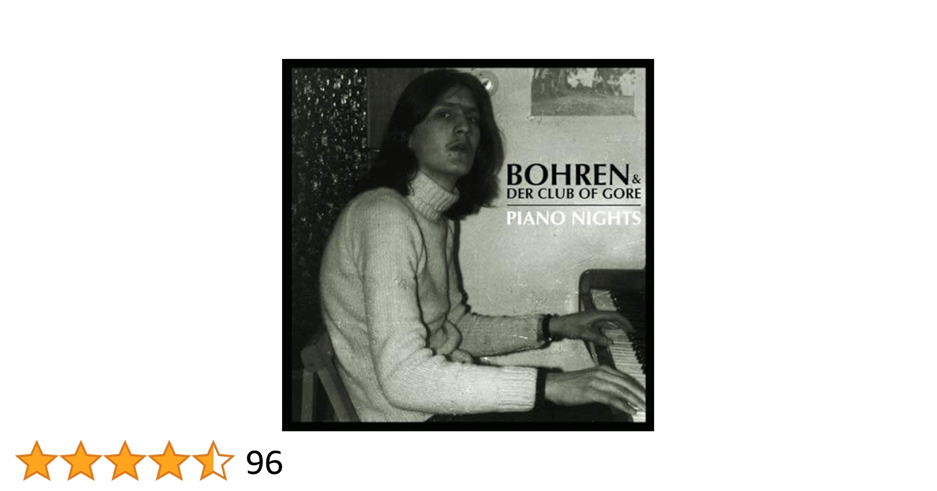 洋楽 BOHREN & DER CLUB OF GORE  PIANO NIGHTS Bohren & Der Club of Gore: Piano Nights Album Review | Pitchfork