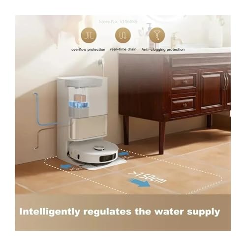 Module d'eau automatique Dreame X50PRO alimentation continue pour balayeuse - 4