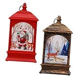 SOESFOUFU クリスマスイルミネーション LEDナイトランプ プラスチック製耐摩耗カボチャとトナカイ形状 卓上装飾用夜光ライト 家庭用クリスマ