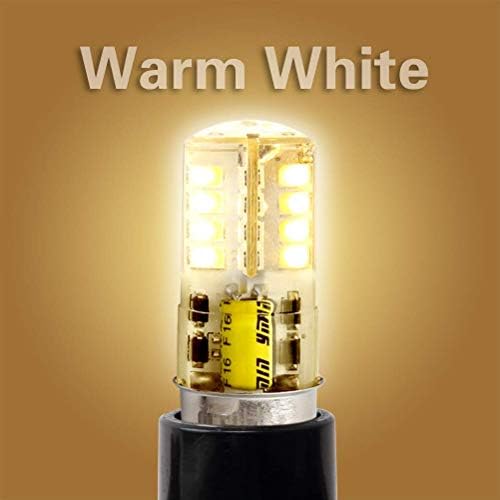 Ba15s LED Bulb 12V-18V AC/DC 3W 1156 Bulb Warm White 3000K 300 Lumens, 3014 SMD Single Contact Bayonet SBC Ba15s 1156 LED Replacement Car RV Trailer Camper Boat Yard Interior Light (2-Pack)