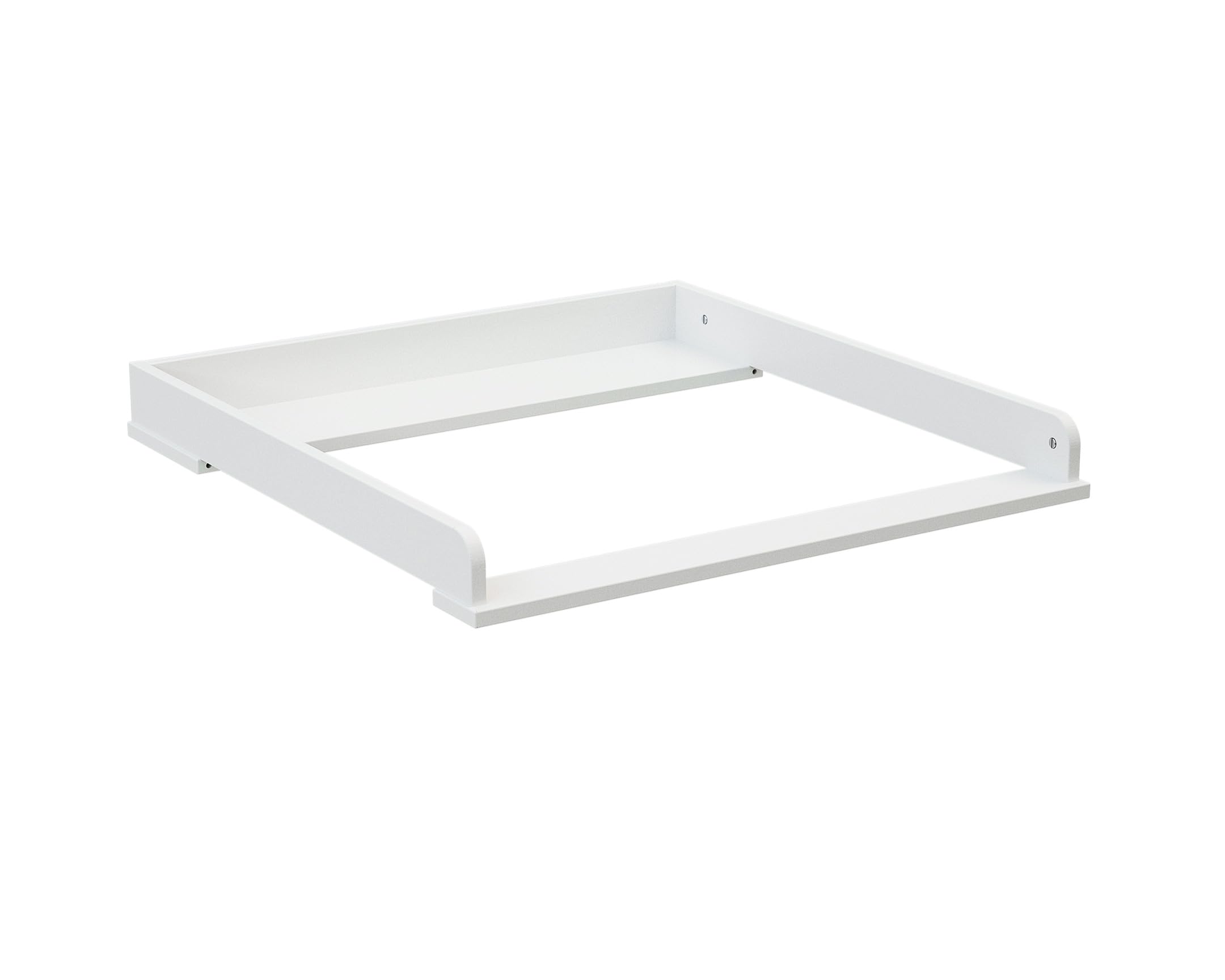 Webaby - Wickelkommode mit 4 Schubladen und Wickeltisch aus Holz, 70 cm UNO - Weiß