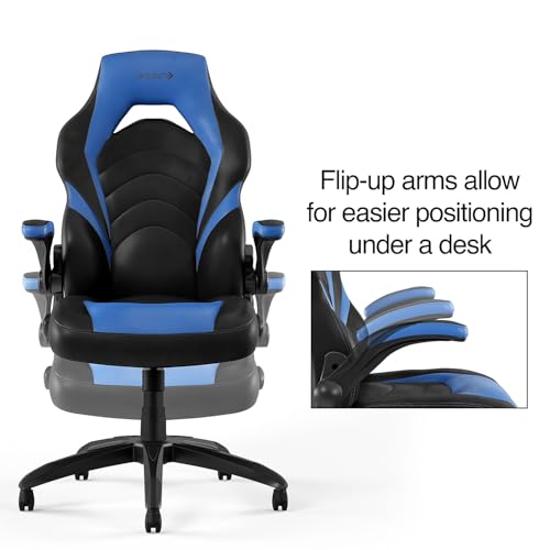Image of STAPLES Emerge Gaming Chair, Ergonomic, Adjustable Height, Swivel, Black