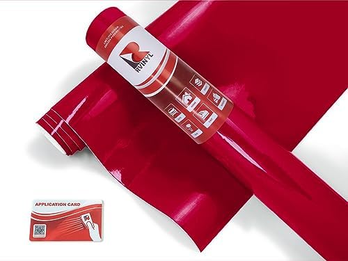ORACAL 951 Scarlet Red 348 Premium Cast Film 2ft x 10ft Vinyl Film Sheet Roll - for Cricut, Silhouette Cameo, Craft and Sign Cutters