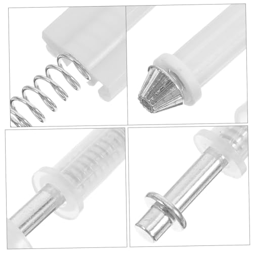 Kit de herrajes para puerta bifold STOBAZA con bisagra, rueda pivote y soporte para reparación de clóset miniatura 3