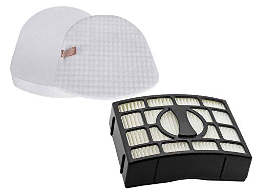 Casa Vacuums Replacement Filter Kit for Shark Navigator Zero-M Lift-Away Speed Upright Vacuum UV650, ZU560, ZU560C, ZU561, ZU562, ZU572. Part #'s XHEPA560 & XFFK560