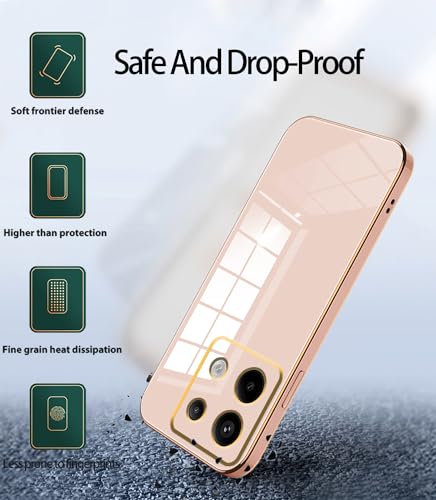 Coque Xiaomi Redmi Note 13 Pro 5G silicone rose résistante