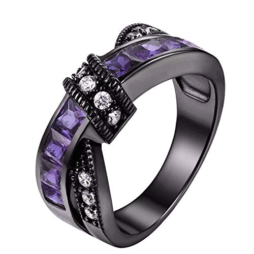 FlameReflection Moon Magic Ring,Rings with Meaning,Dainty Womens Rings,Double Rings for Women,Size 7 Ring,Size 7 Rings,Cute Thumb Rings,Fashion Rings,Fashion Rings for Women,Stackable Rings for Women