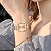 CIVO Rose Gold Womens Watches for Small Wrists, Luxury Waterproof Analog Quartz Square Watch Stainless Steel Ultra-Thin Minimalist Mesh Strap Fashion Elegant Ladies Watch Designer Gifts for Women